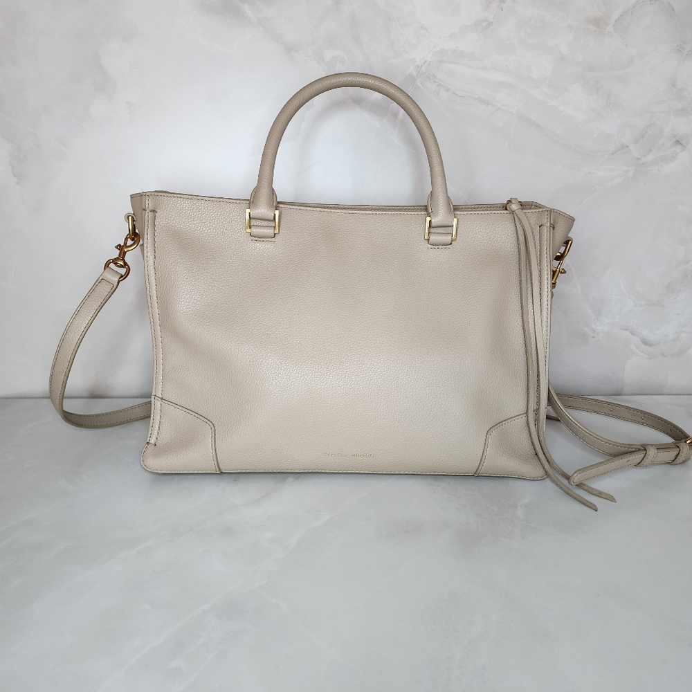 Rebecca Minkoff Leather Purse Cream/Taupe/Tan